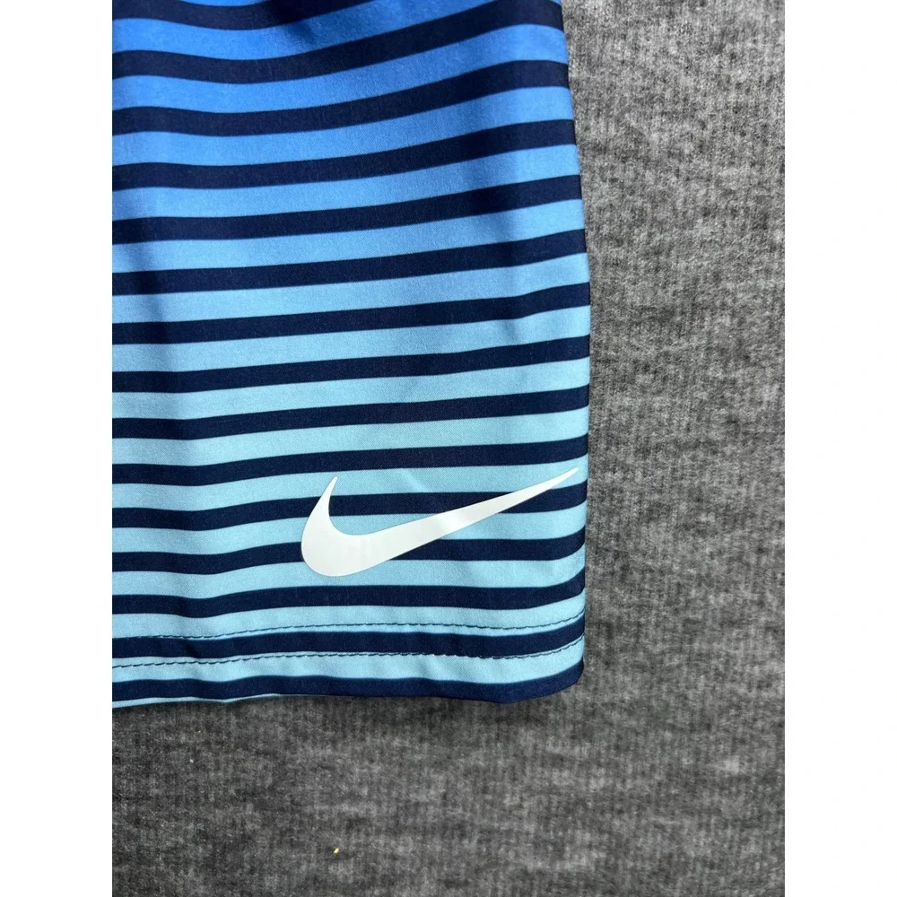 Nike Mens Swim Volley Shorts Blue Ombre Striped Trunks NESSD545-440 Small NWT